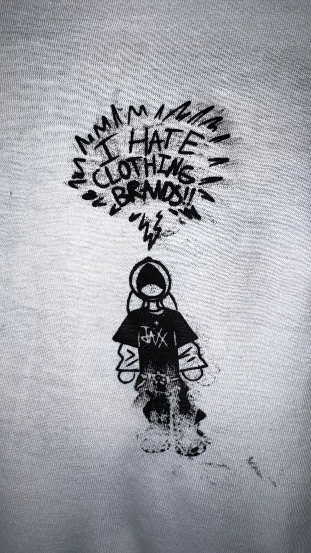 i hate clothing brand tee (white)